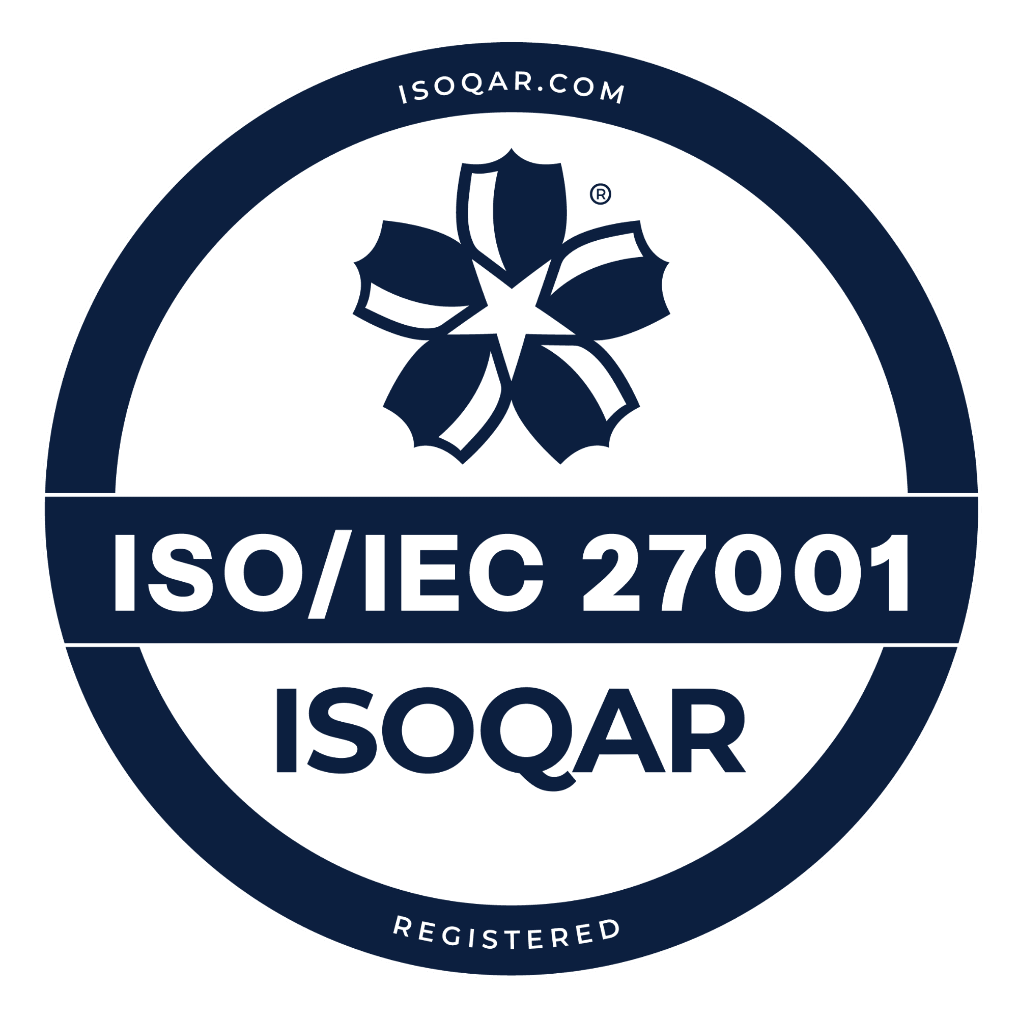 ISO/IEC 27001 ISOQAR logo