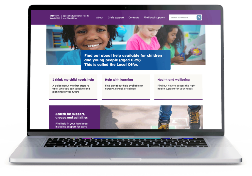 Essex County Council SEND Website case study